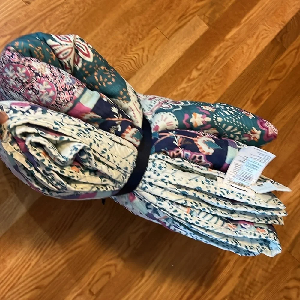 Anthropologie Ady Organic Cotton Quilt Size Full NWT